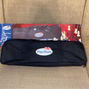 New Pavilion Chess Gear Roll Up Set with Travel Bag Compact Portable